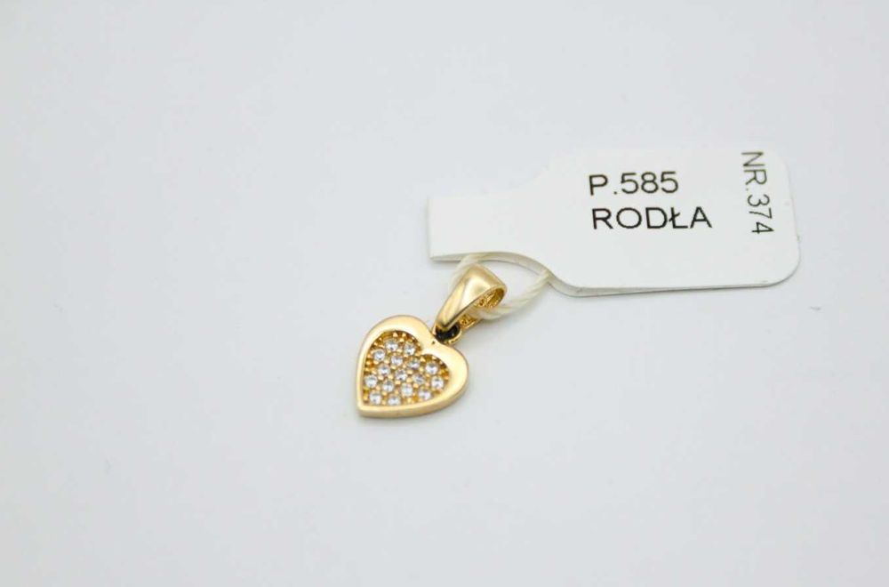 Piękna Nowa Złota Zawieszka P.585 W. 0,80G Nr.374 Rodła