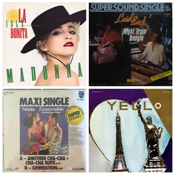 LP 12 Maxi Radiorama,Sandra,Enigma,Boney M,Cerrone,Bad boys blue vol.3