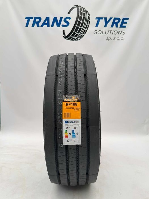 315/60R22.5 Opona ciężarowa BlackLion BF188 Prowadząca