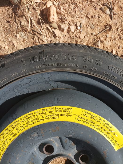 Roda suplente jante 14" 4x100