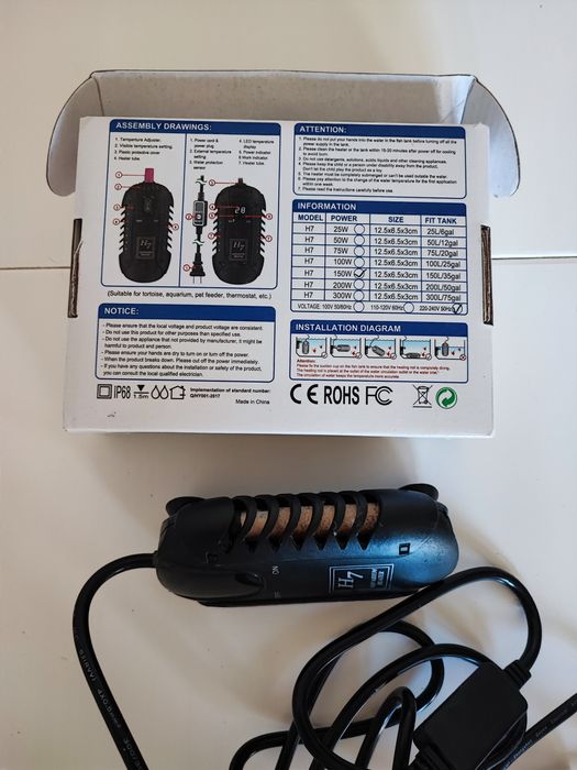 Aquecedor para aquário 150w