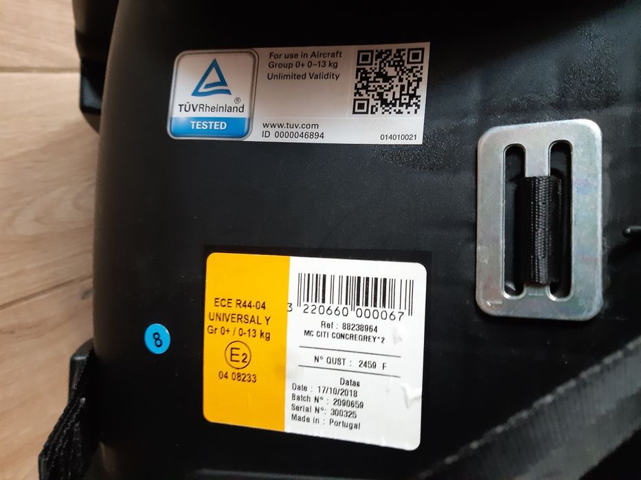 Fotelik Maxi Cosi łupina