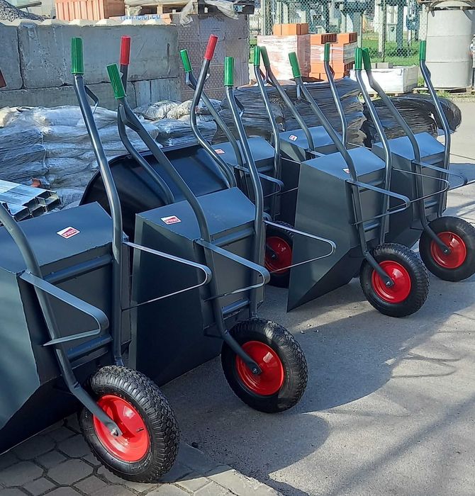 Taczki budowlane spawane z blachy 1,5 mm