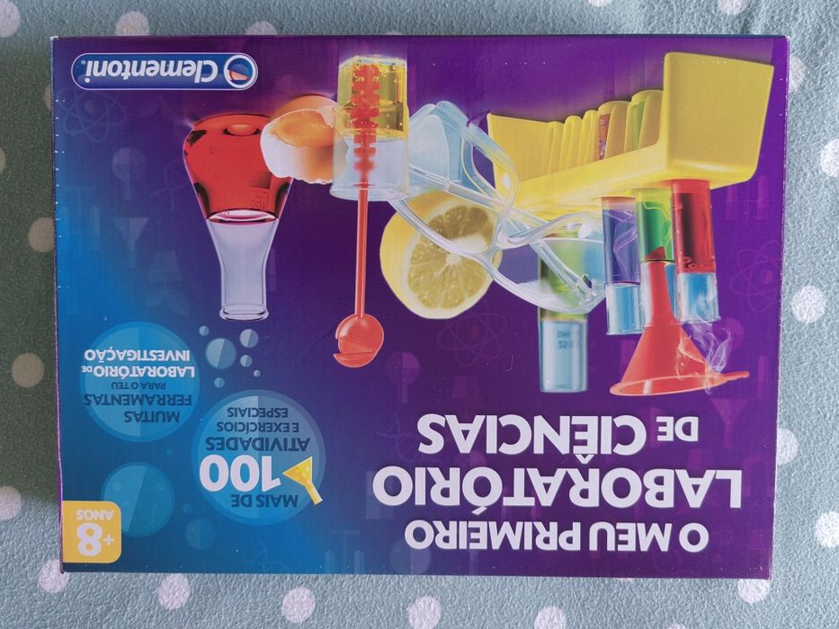 O meu primeiro laboratório de ciências da Clementoni +8 anos