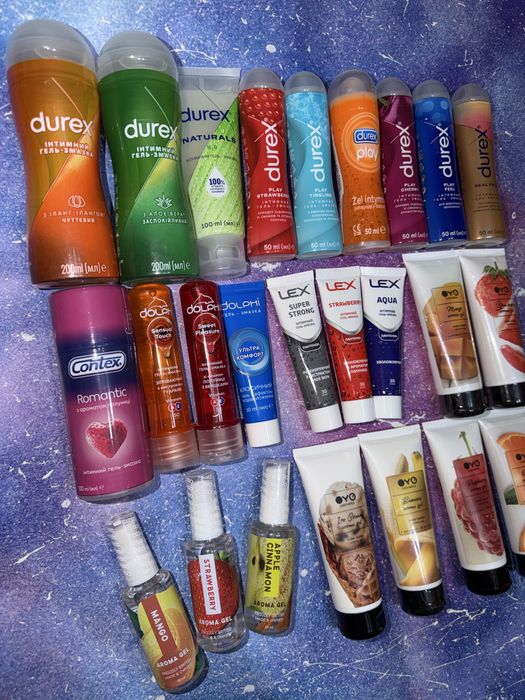 Лубрикант, Гель-Смазка, Durex, Contex, ОПТ ЦІНИ, Долфі, Egzo, One
