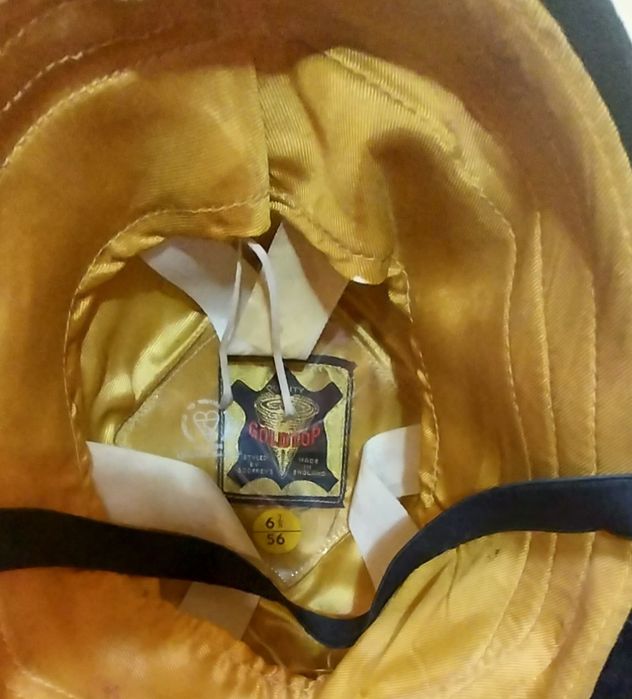 Capacete de equitação antigo Goldtop