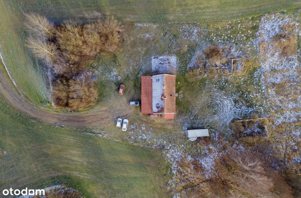 Malownicza siedlisko - działka 9,75 ha z domem 200 m²