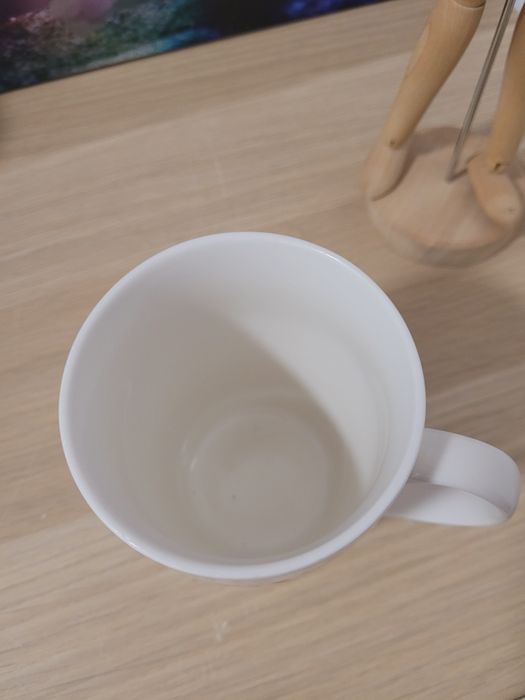 Kubek folk łowicki ptaszki kurki kwiaty