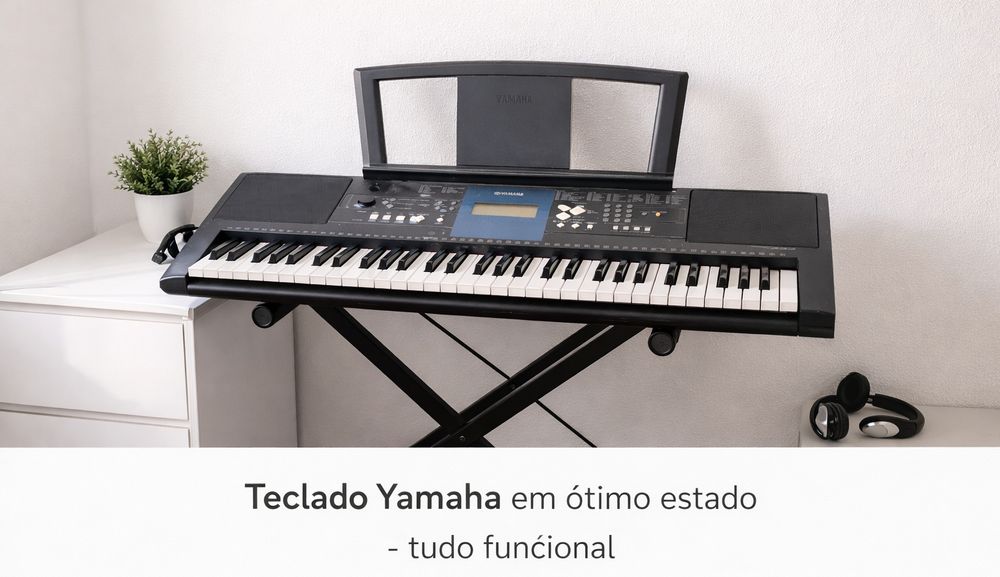 Teclado Yamaha ótimo estado, funcional
