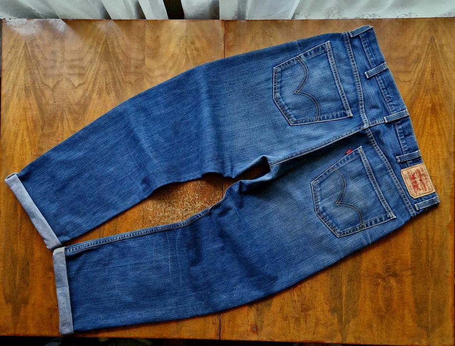 Джинсы (Levis 501/505) Синии. размр.W38-L33/34. Made in Mexico.