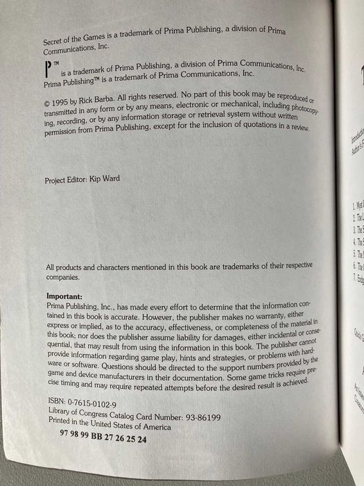 Myst - The Official Strategy Guide, by Rick Barba and Rusel DeMaria