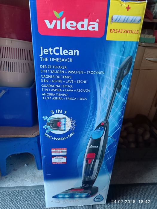Mop Vileda Jet Clean 3 in 1 nowy pilnie