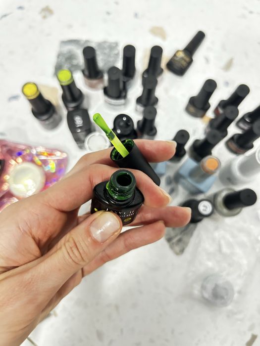 Набір для манікюру гель-лак, база, топ, гель-лаки