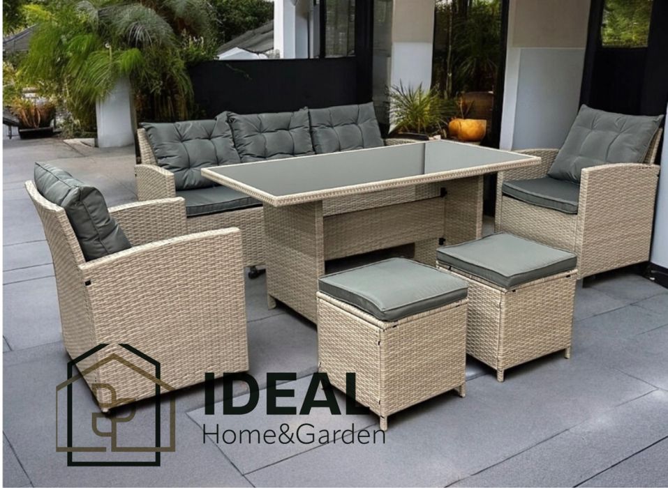 Meble ogrodowe technorattan zestaw sofa fotele kolory