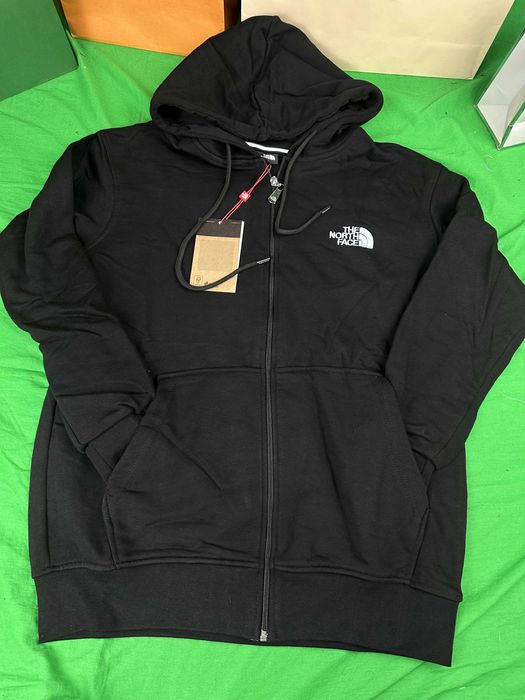 Bluza męska rozpinana z kapturem the north face czarna mały znaczek Nowa
