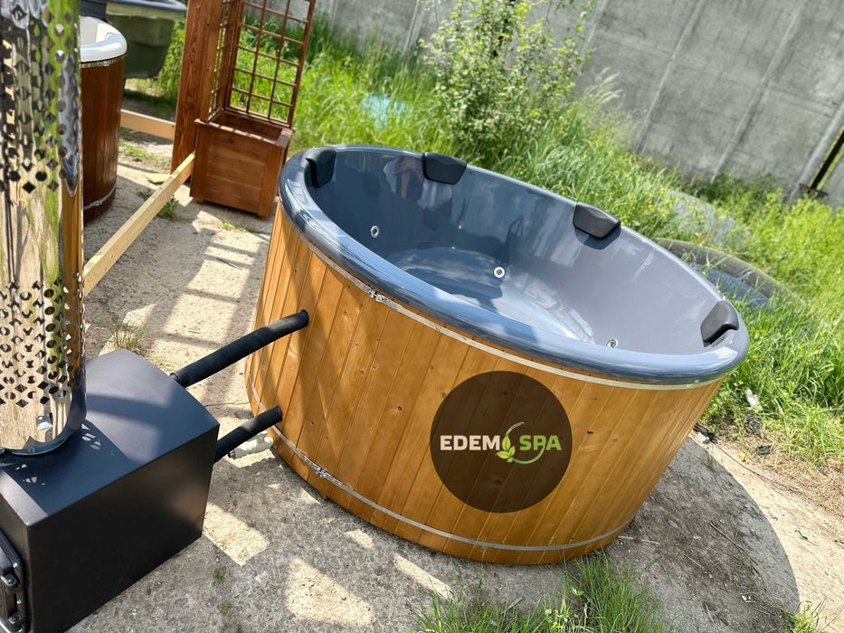 Чан-купель на дровах.Гарячая бочка.Джакузи на улице! Производитель!