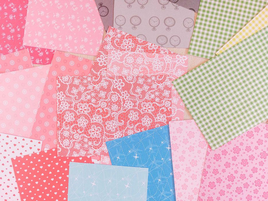 Papel Scrapbook Com Padrões Duplos (20uni) | Junk Journal, Colagem