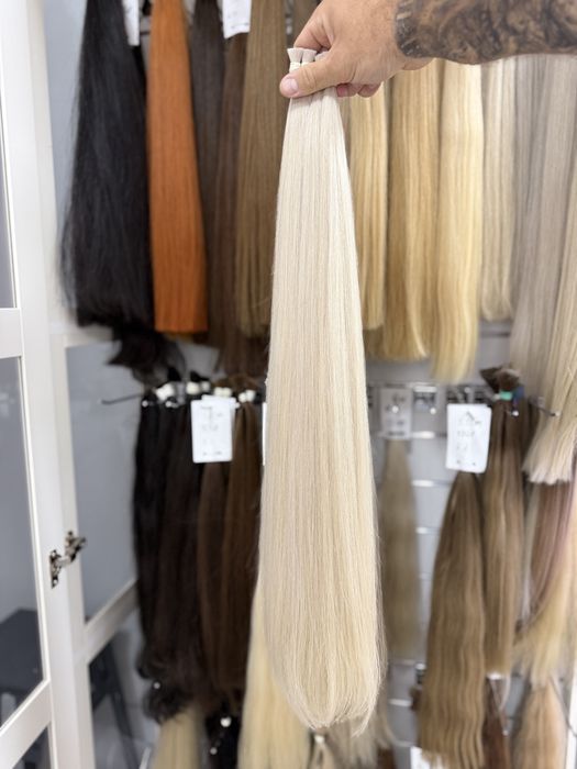Blond włosy słowiańskie 45-70 cm PREMIUM | RATY 0% Santander