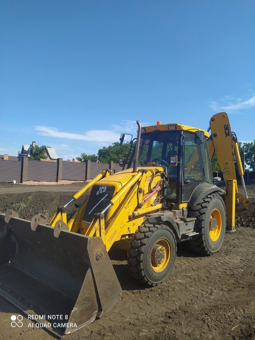 Экскаватора  jcb 3 копка ямы траншеи мини екскаватор услуги трактора