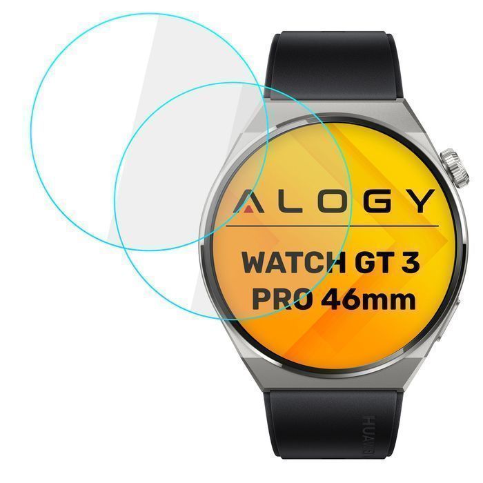 2x Szkło Hartowane do Huawei Watch GT3 GT 3 Pro 46mm ochronne na sma