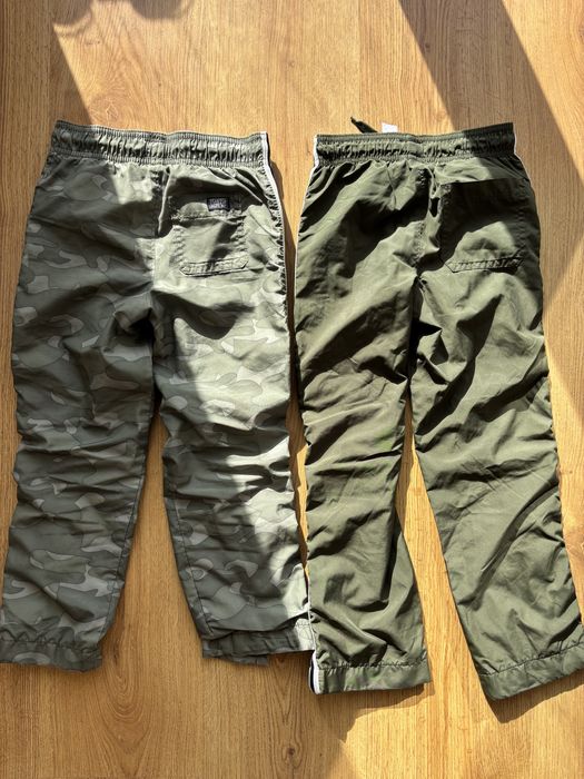 Osh kosh spodnie moro wojskowe khaki zielone sportowe dresy dres