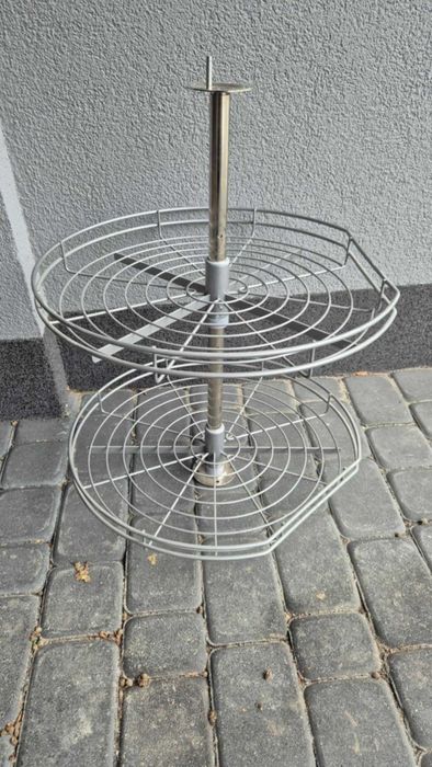 pólka obrotowa kuchenna do szafki narożnej kosz obrotowy karuzela