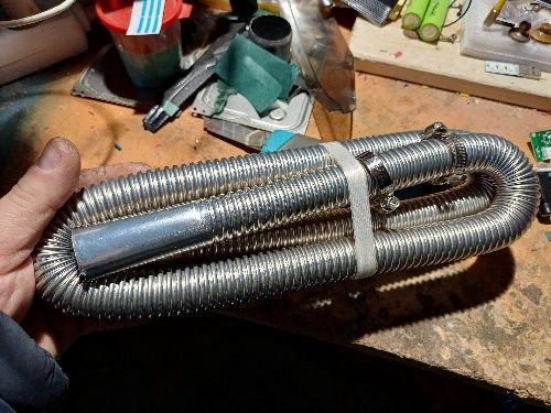 Гофра для отвода выхлопных газов с генератора (Webasto, Ebersp