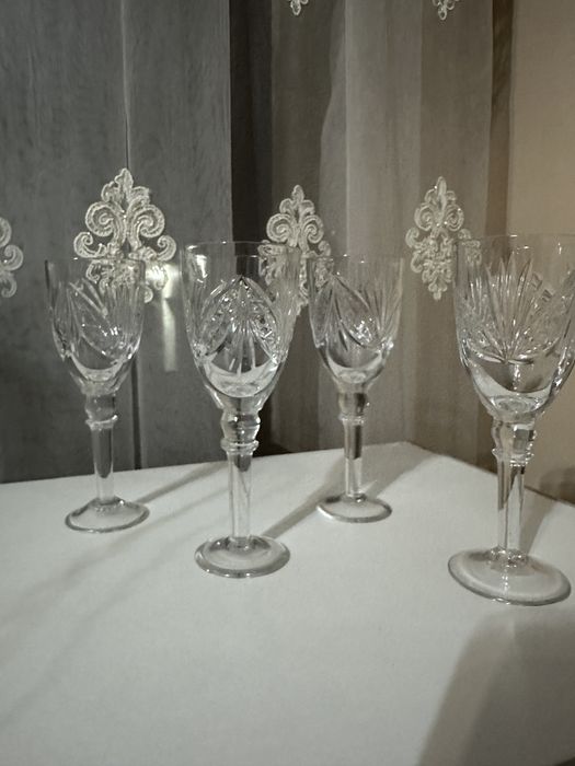 Бокали для коняка з хрусталю . Нові