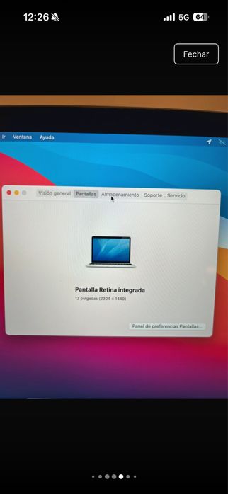Macbook 12 250GB cinza