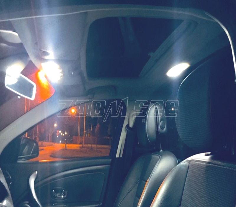 KIT COMPLETO DE 14 LAMPADAS LED INTERIOR PARA RENAULT MEGANE III 3 MK3 HATCHBACK 09-15