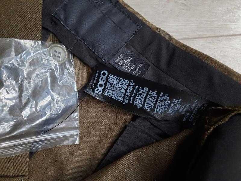 Брюки нові asos чоловічі великий розмір хакі