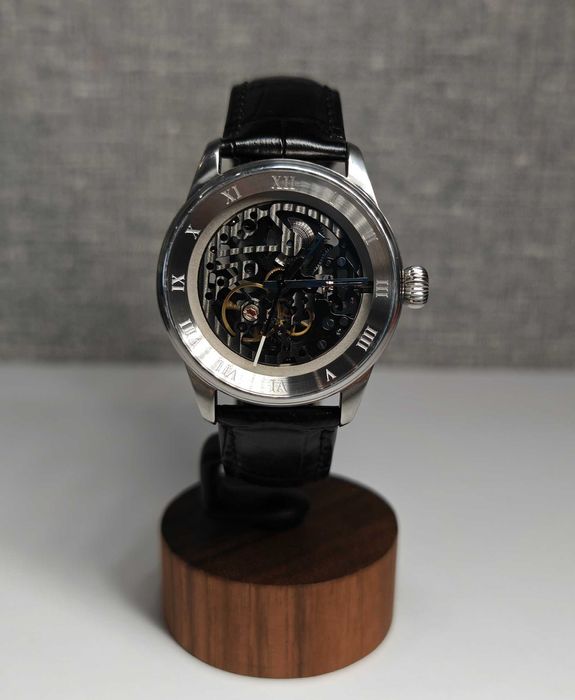 Чоловічий годинник Silvana Skeleton SR39AS Swiss made 39 mm Sapphire
