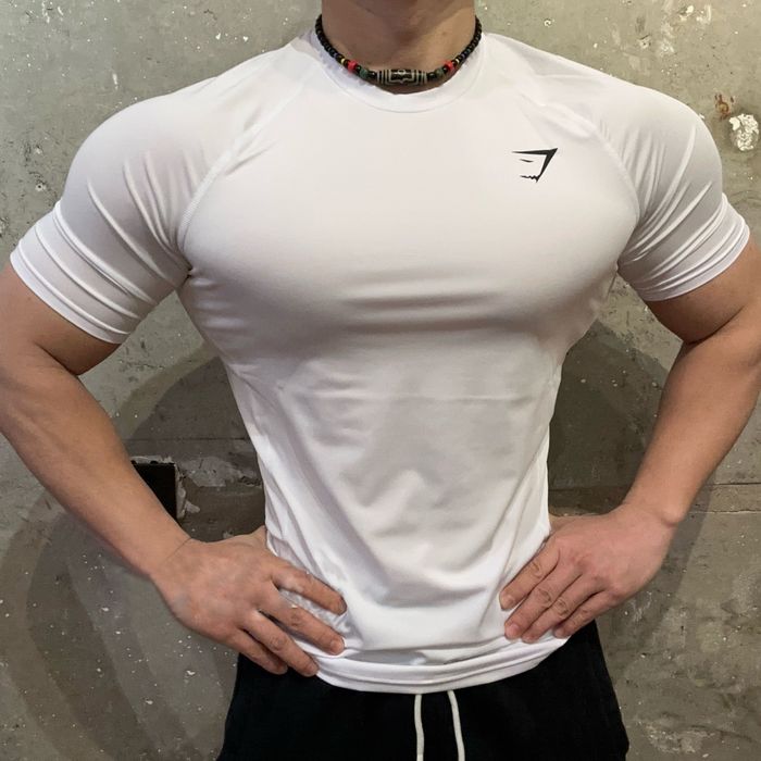 ‼️ БЕЗ ПРЕДОПЛАТИ ‼️ Рашгард Gymshark/компресійна футболка Gymshark