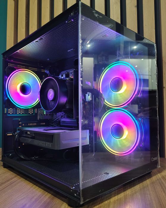 DO GIER RGB Ryzen 7 5700X RTX 5060 16GB SSD 1TB WIFI W11 DLSS 4 NOWY