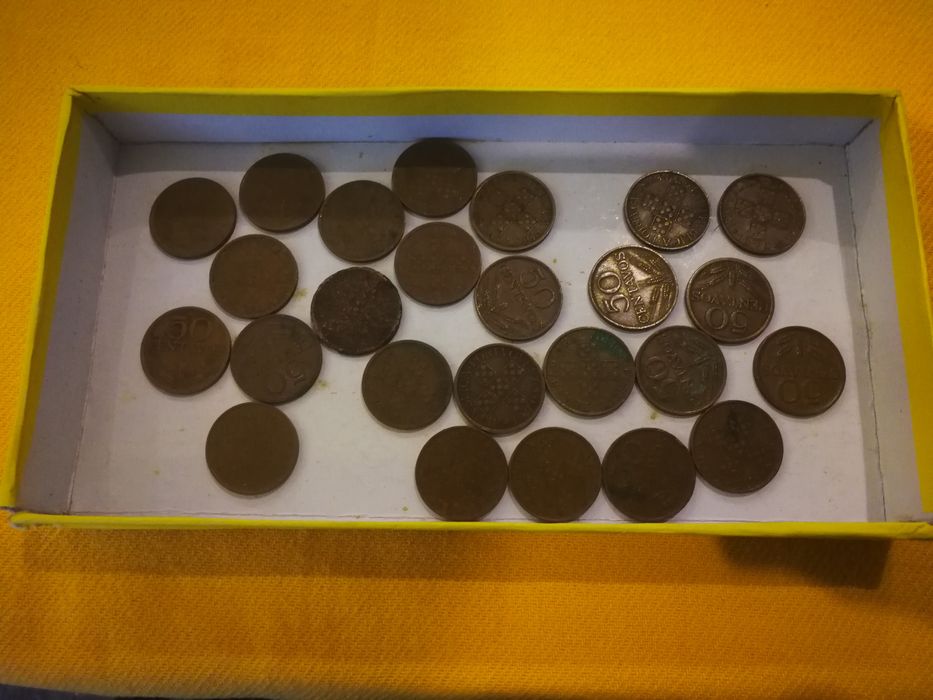 Moedas portuguesas de 50 cêntimos