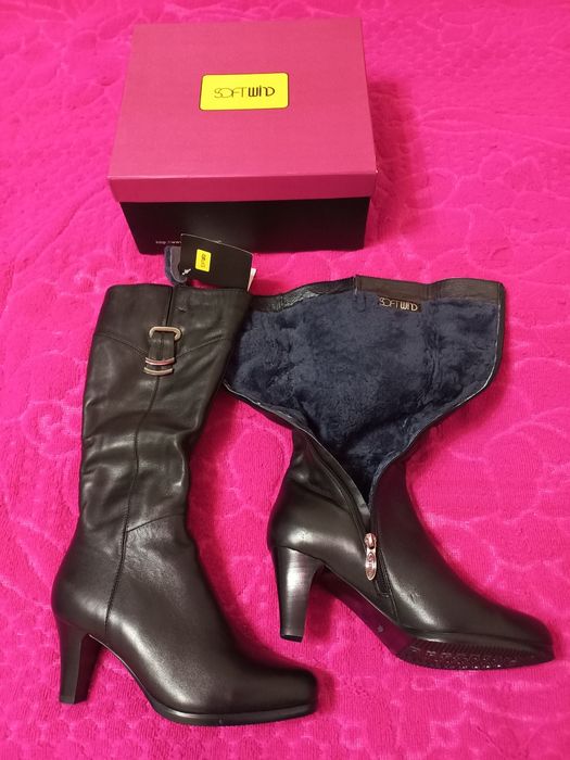 Сапожки кожаные удобные