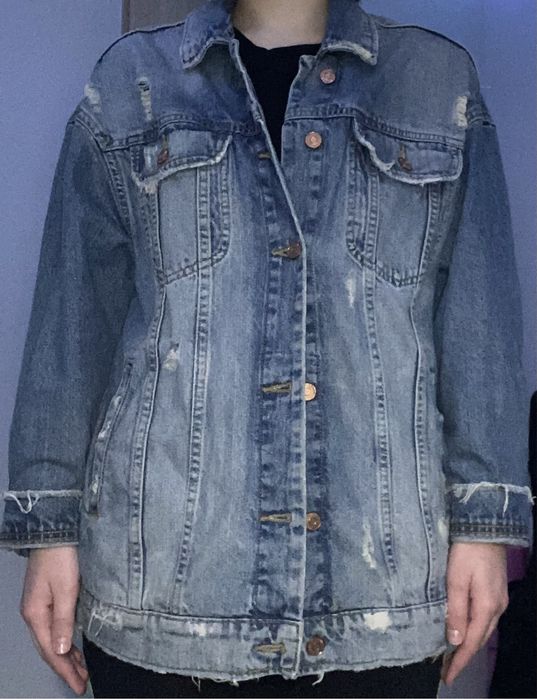 Kurtka jeansowa oversize ZARA