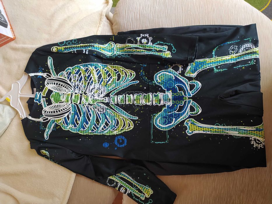 костюм на Хелловін Halloween скелет skeleton світиться  f&f 9-10р 140с