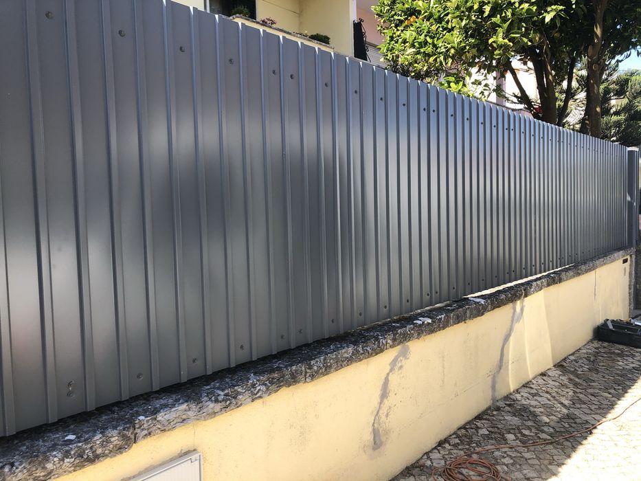 Vedação em chapa - serralheria