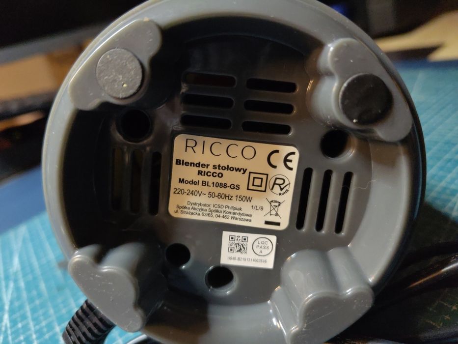 Blender kielichowy RICCO BL1088-GS