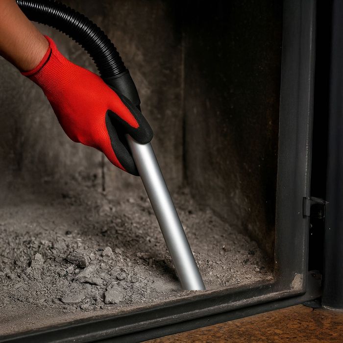 Odkurzacz Przemysłowy Bezworkowy do Kominka Popiołu Gruzu Pieca 1200 W