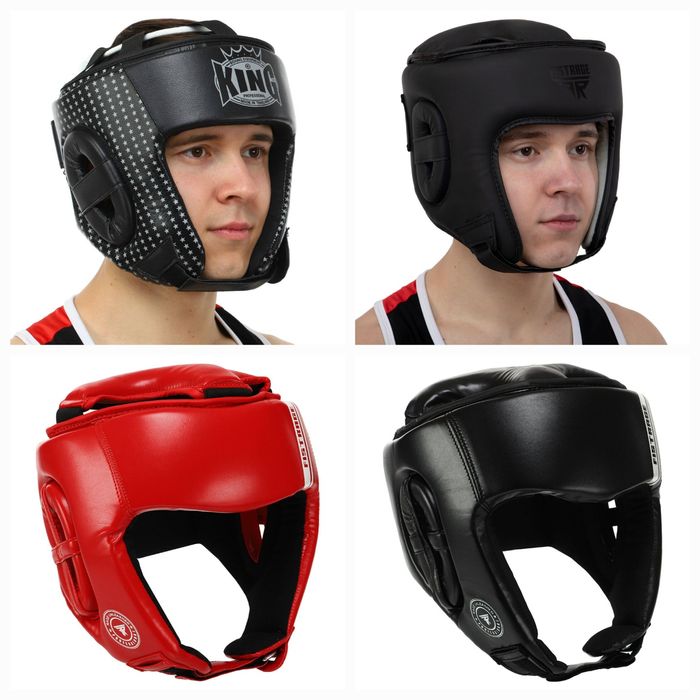 Шолом бокс карате кікбоксинг ММА закритий відкритий захист голови шлем