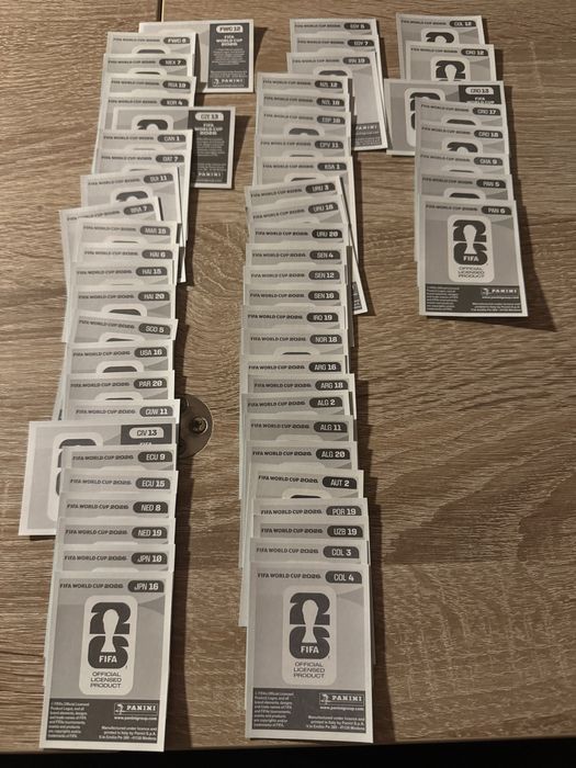 Rezerwacja 68 naklejek Panini FWC2026 dla Gabrieli