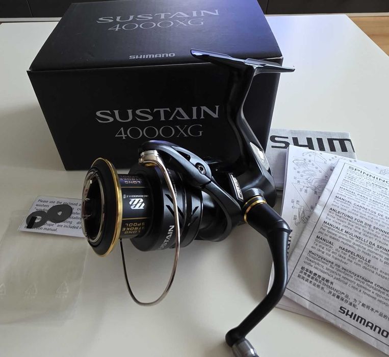 Kołowrotek Shimano Sustain FJ C4000 XG doskonały mocarz NOWY (21)