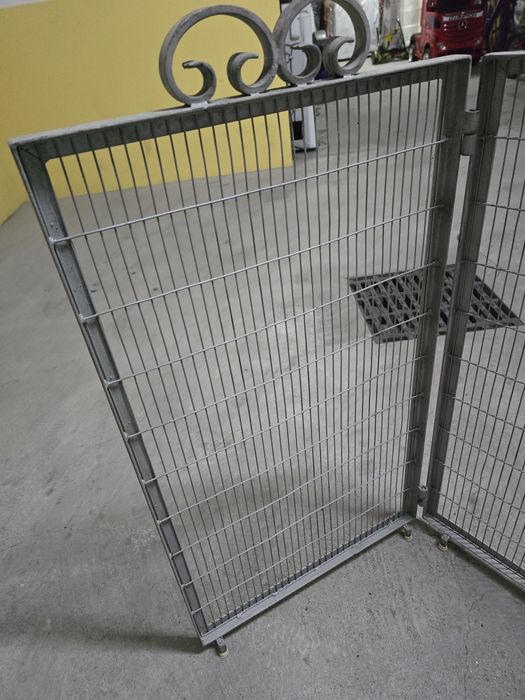 Grelha de proteção para lareira salamandra recuperador