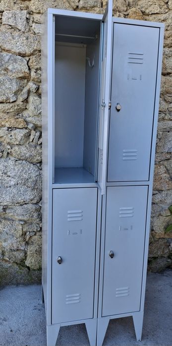 Cacifos Metálicos 2 armários - cacifos duplos