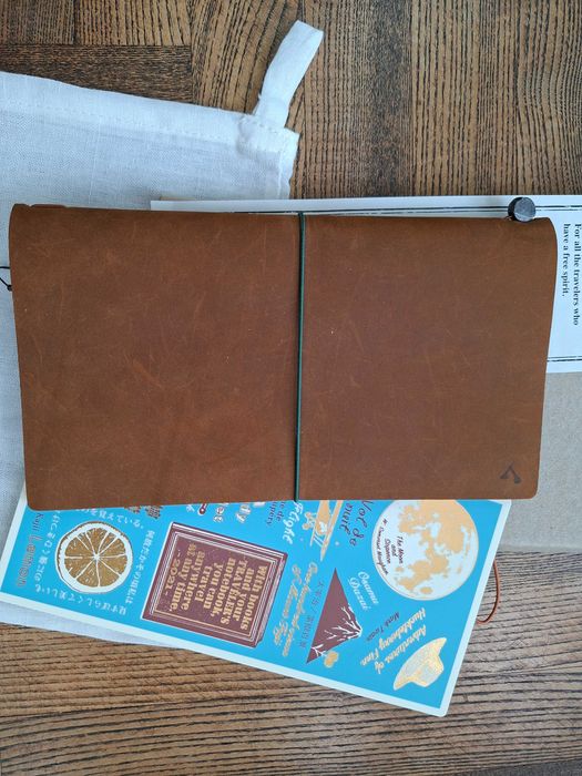 notes Travelers Notebook camel duży