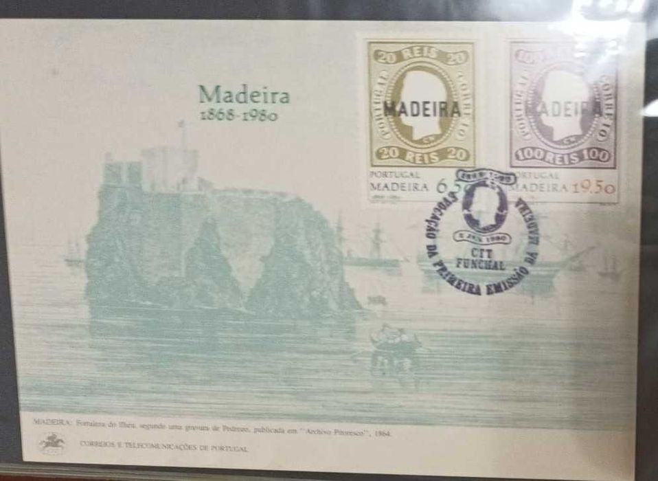 Postal Máximo Madeira 1868-1980