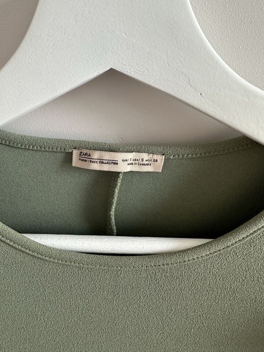 Zielona sukienka zara s