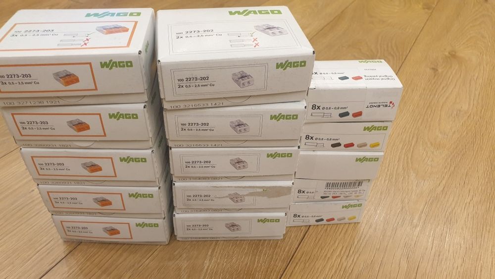 Wago szybkozłączki